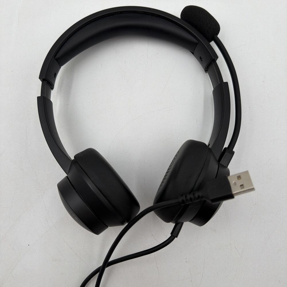 Computer USB Headsets with Noise Cancelling Microphone for Home Office